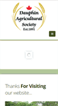 Mobile Screenshot of dauphinagsociety.com